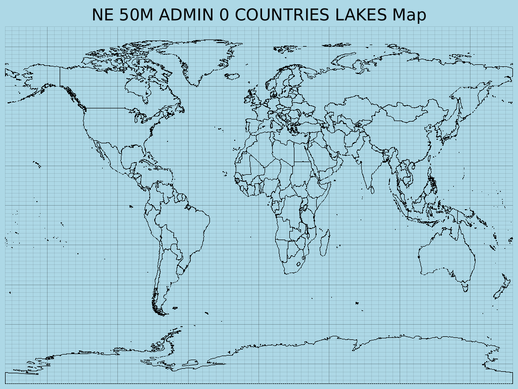 50m Admin 0 Countries Lakes